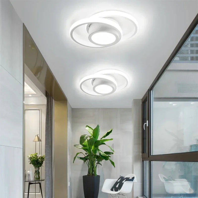 AHA Modern LED Ceiling Light – Square & Round Fixtures for Corridor & Entryway