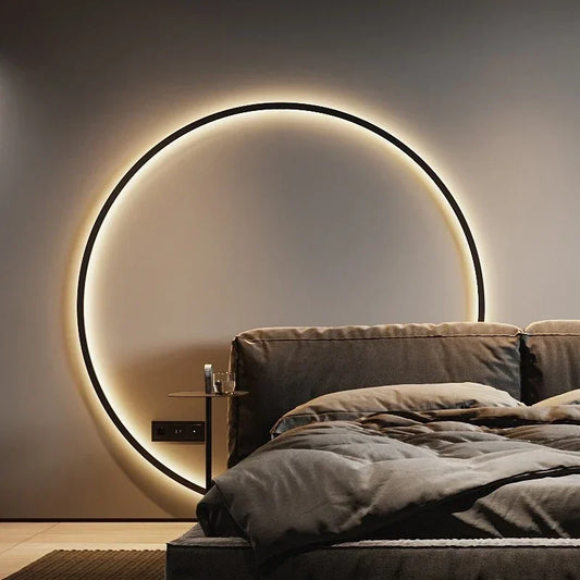 AHA Tricolor LED Wandlamp – Moderne Cirkellamp