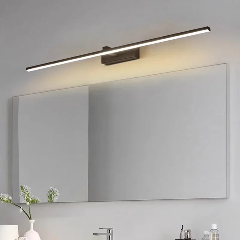 AHA Moderne LED-Wandleuchte – Schlank, stilvoll und perfekt für Badezimmer und Küchen 